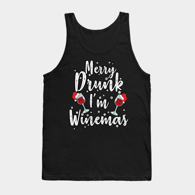 Merry Winemas Tank Top by KsuAnn